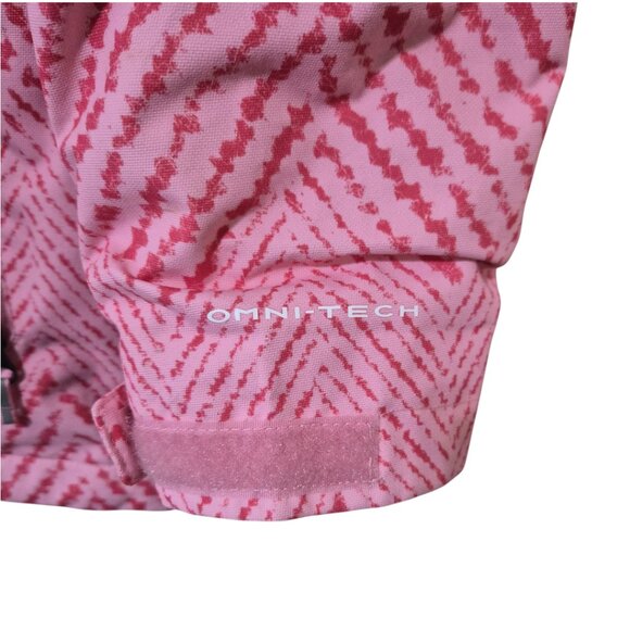 Columbia Fleece Interchange Jacket Omni-Heat Reflective Girls Pink Size L - Picture 4 of 16